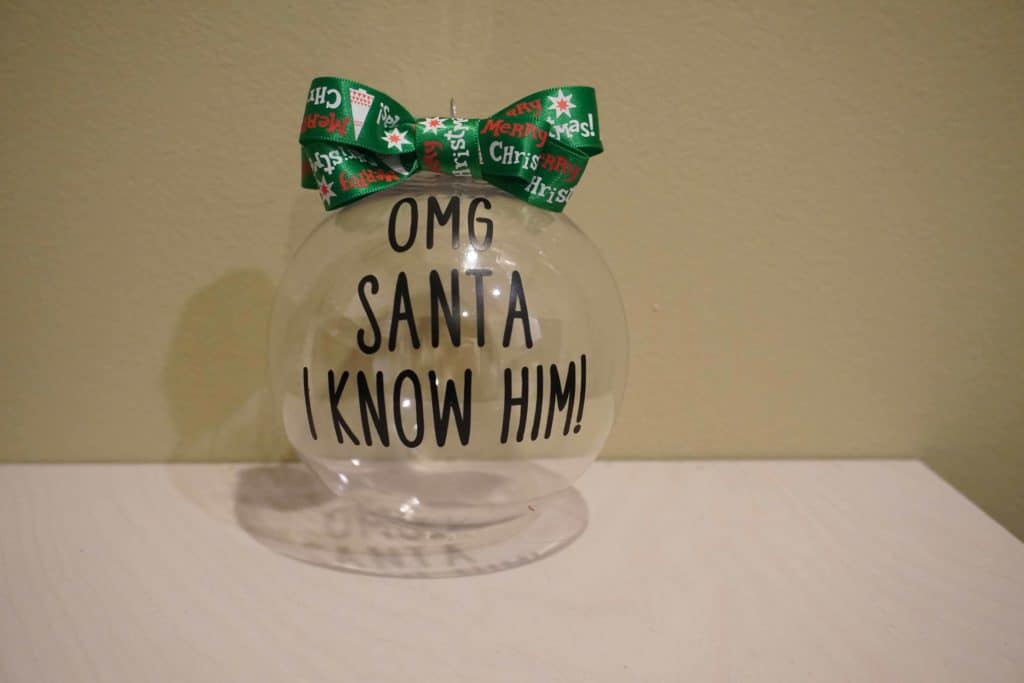 OMG Santa! I Know Him Ornament