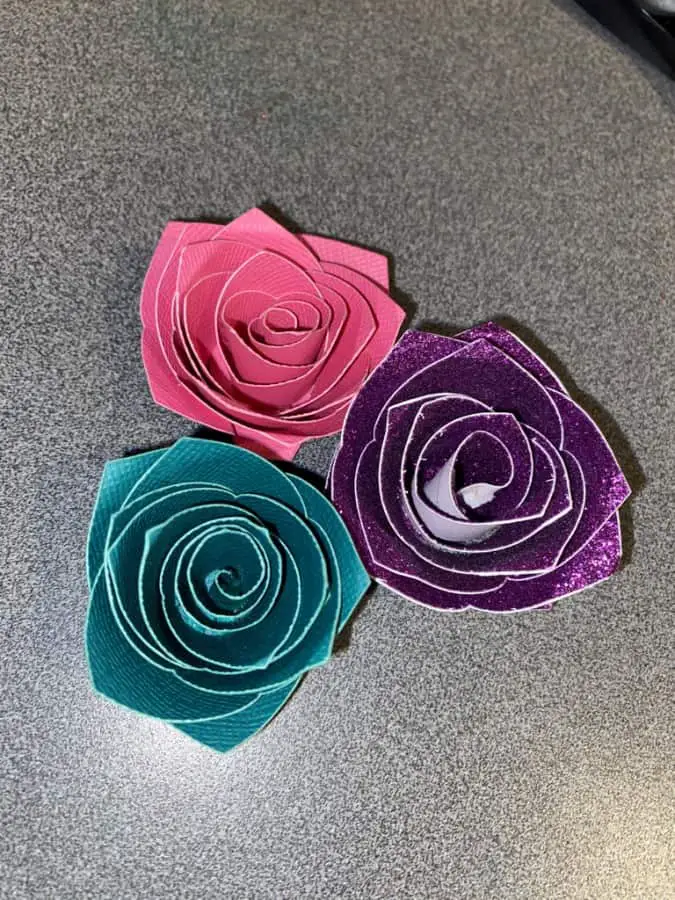image of paper flowers