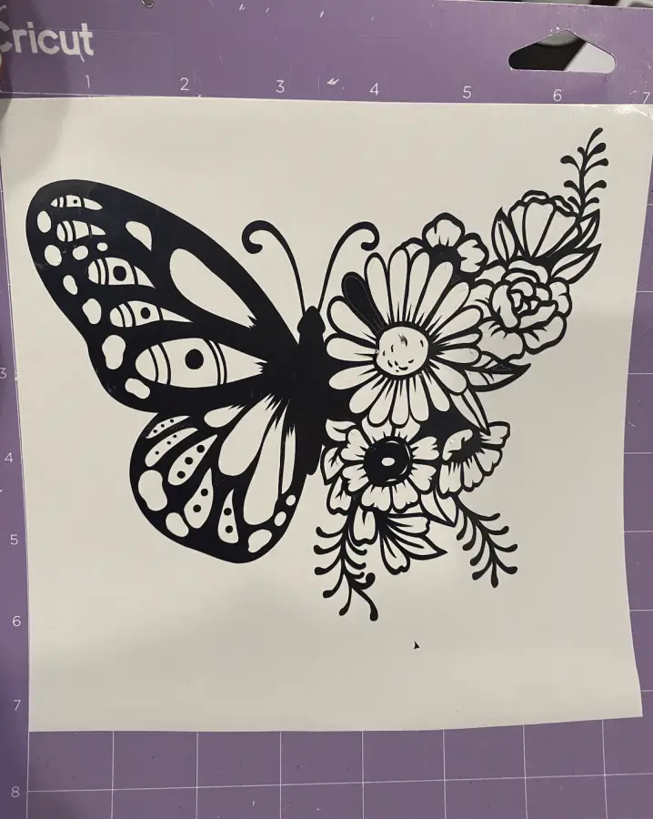 Foil Vinyl Butterfly