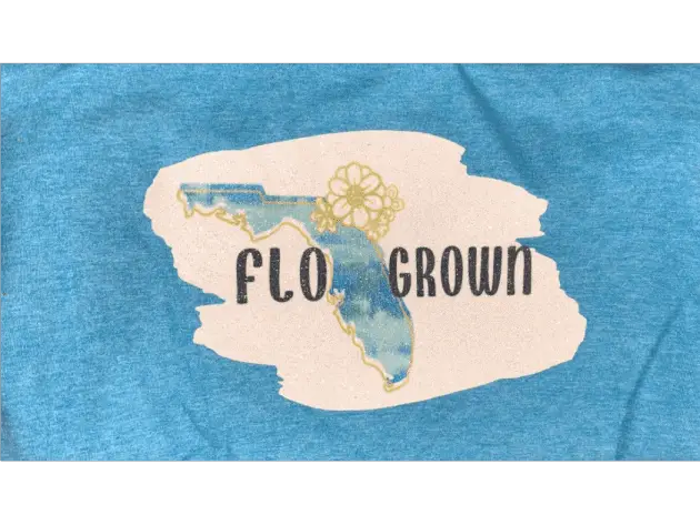 Sublimation on glitter HTV