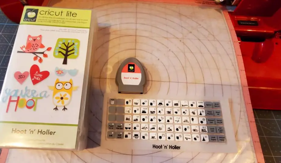 Cricut Cake Cartridge keypad